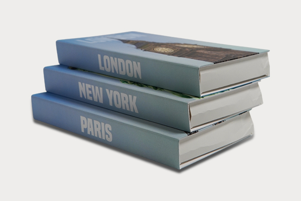 Antique Decorative Cities Books for Home Decor - 3 Pack - Image 4